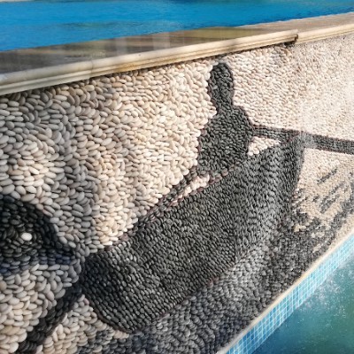 PEBBLE MOSAIC FOR WALL